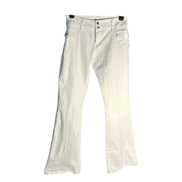 Altered State Emberly White Front Pocket Flare Jeans Sz Small - Picture 3 of 14